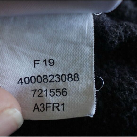 The North Face Sweatshirt Hoodie XL Black Pullover Dome Logo Spellout Sweater - Picture 7 of 8